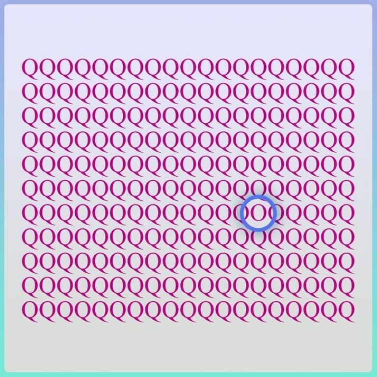 సవాలు చేసే IQ పజిల్: అదృష్టవంతులు మాత్రమే దాచిన 'O' అక్షరాన్ని కనుగొంటారు